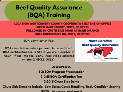Beef Quality Assurance Training