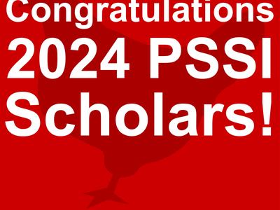 PSSI scholars congratulations