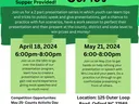 Presentation series flyer for granville county 4-H, classes for youth aged 5-18, April 18th and May 21st there will be workshops to help youth learn to present and public speak from 6-8pm. Dinner provided. Location: 125 outer loop road, oxford NC 27565