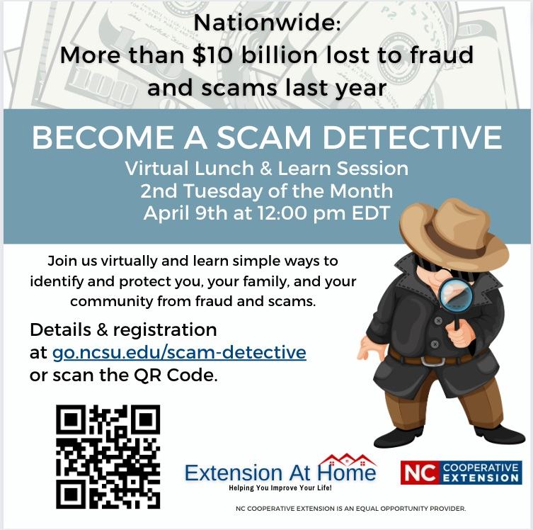 Scam Detective Webinar Flyer