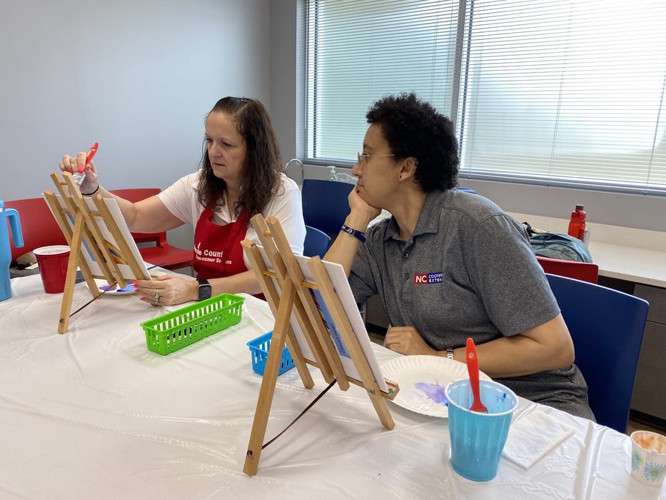 EFNEP Educators painting