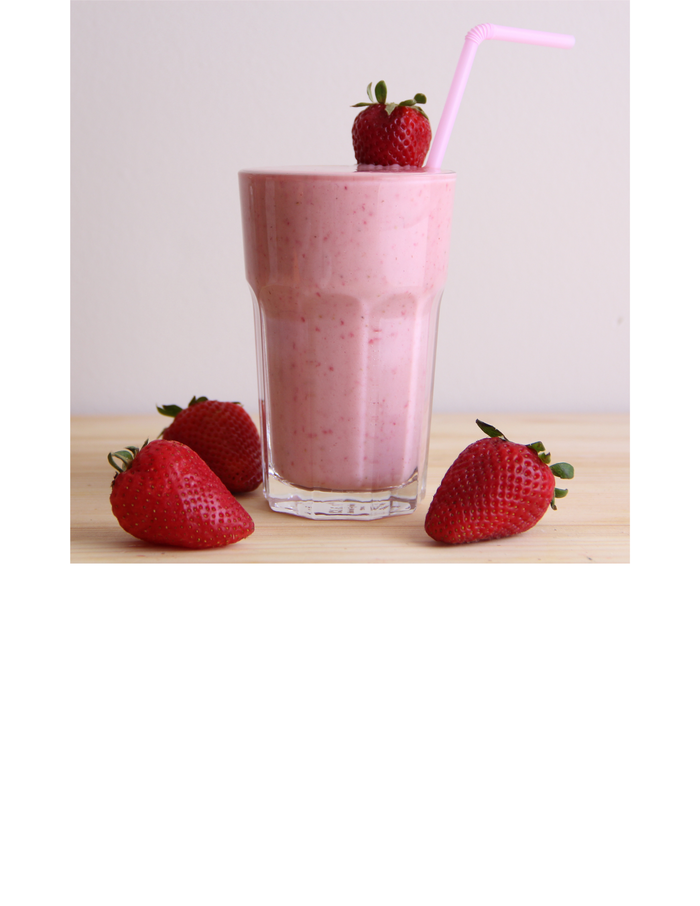 Strawberry milkshake