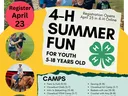 Colorful summer fun flyer