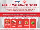 april and may 2024 calendar. classes are free sponsored by the filling station and united way. thursdays at the filling station 10am-12pm 221 main st, pollocksville, nc 28573. learn the art of preserving and enhancing flavors in every bite! questions can 
