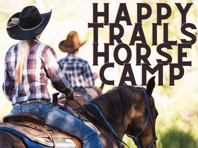Kids riding horses