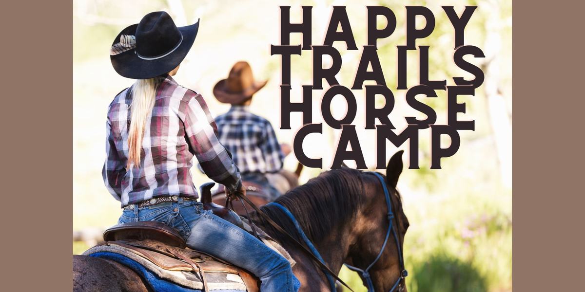 Kids riding horses