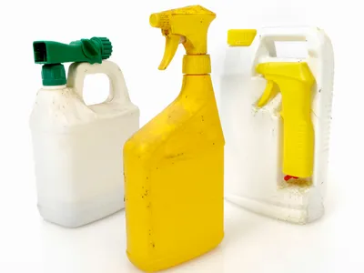 pesticide containers
