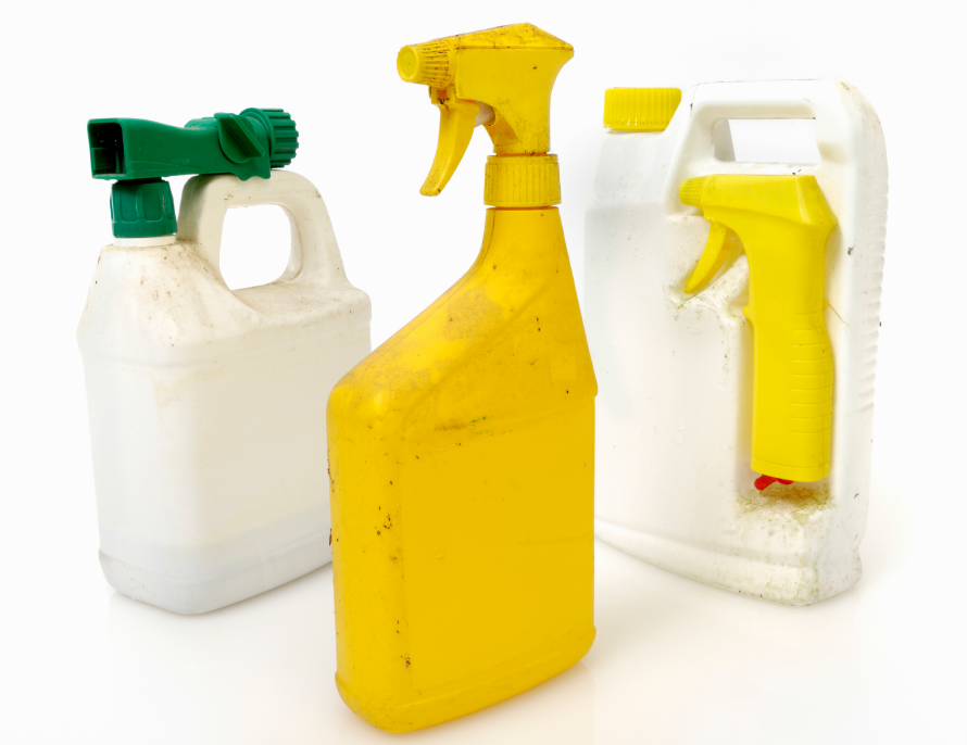 pesticide containers