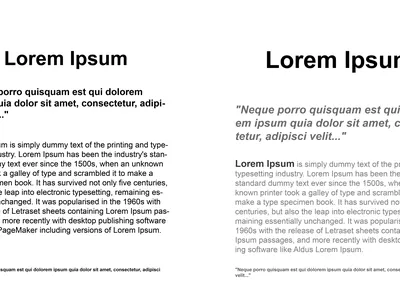 Poster Comparison
