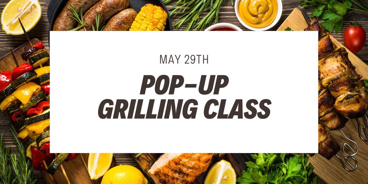 Gilled meats and vegetables