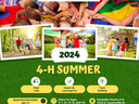 kids playing and 4-H summer Fun Information