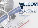 Welcome to Medicare with medicare card and stethoscope