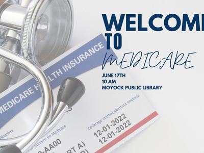Welcome to Medicare with medicare card and stethoscope