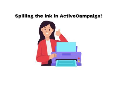 Lady with printer and thumbs up