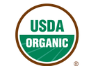 USDA ORGANIC circular logo showing a green field graphic