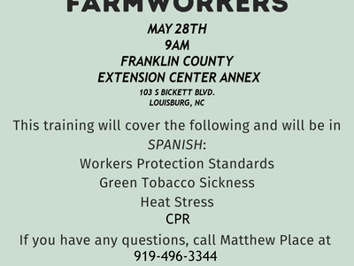 SPANISH SAFETY TRAINING FLIER