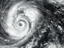 Hurricane in the sky