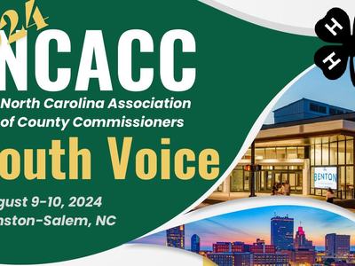 2024 NCACC Youth Voice — North Carolina Association of County Commissioners, Aug 9–10, Winston-Salem