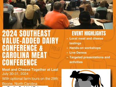 2024 Southeast Value-Added Dairy & Carolina Meat Conference - audience, July 30–31, Boone NC