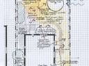 A landscape design illustrating sun and shade patterns, wind directions, sights and sounds to be blocked, drainage and views from windows.