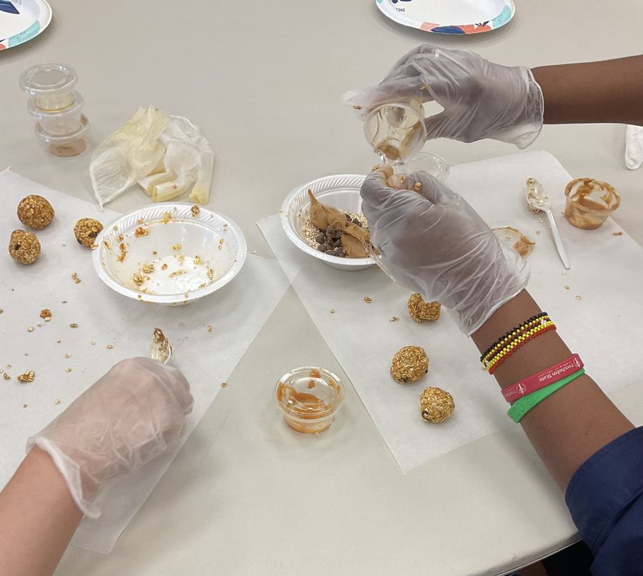 staff preparing FFL recipe