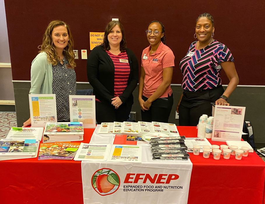 Staff at conference