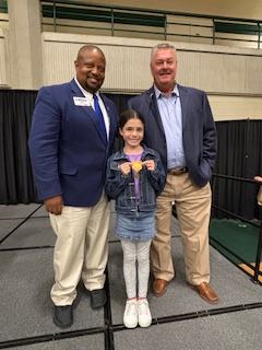 Ella Hill - District Activity Day Presenter (pictured center)