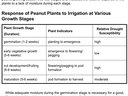 Peanut Irrigation notes, a screenshot from the linked publication.