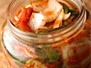 kimchi in jar