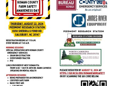 Rowan County Farm Safety Awareness Day