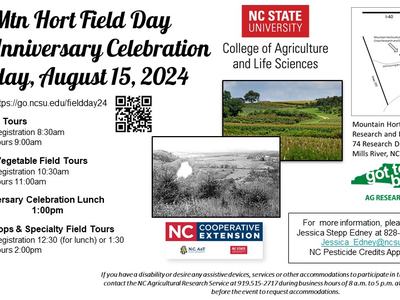 Flyer for MHCREC Field Day 2024