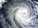Arial picture of a hurricane