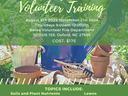 2024 Master Gardener Volunteer Training Flyer