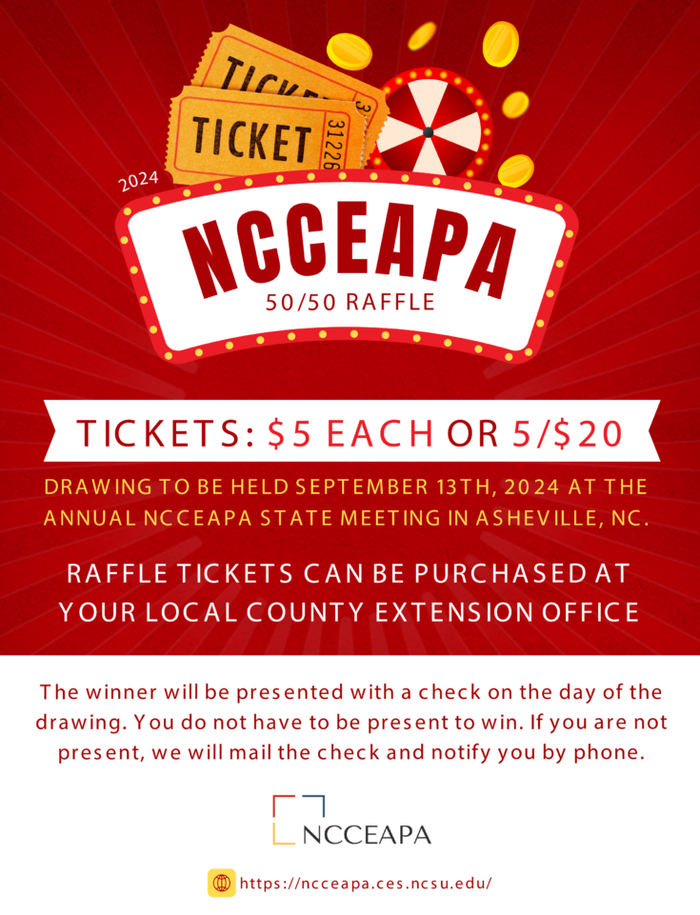NCCEAPA 5050 RAFFLE FLYER 2024