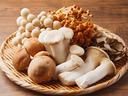 Mushrooms on plate