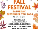 Briggs Garden Fall Festival September 7th 10 am - 2 pm