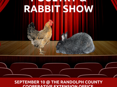 4-H Poultry & Rabbit Show flyer
