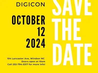 Save the date 10/12/24 Bertie DigiCon