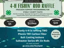 Flyer for Fishin Rod Raffle