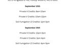 September Pesticide Classes at East Carolina Ag Center, 1175 Kingsboro Rd; Sept 10 and 24
