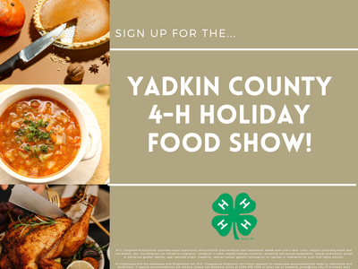 Yadkin County 4-H Holiday Food Show-2024