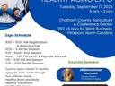 Informational flyer on Chatham Healthy Aging Expo
