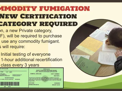 Commodity Fumigation certification required flier