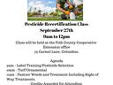 NC Cooperative Extension Polk County: Pesticide Recertification Class Sept 27, 9am–12pm