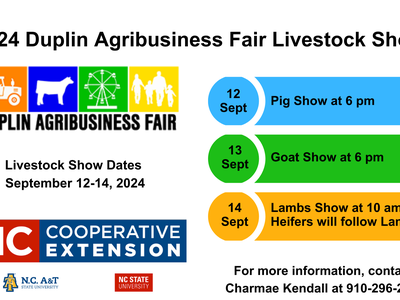 Duplin Agribusiness Fair Livestock Show