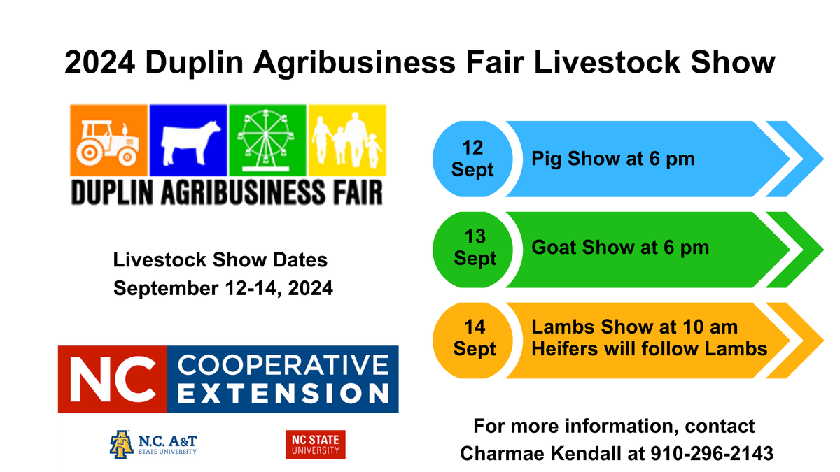 Duplin Agribusiness Fair Livestock Show