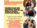 NC Cooperative Extension: Mediterranean cooking demos 10AM & 1PM at Stanly County Livestock Arena