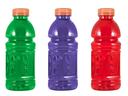 Three different flavor sports drinks.