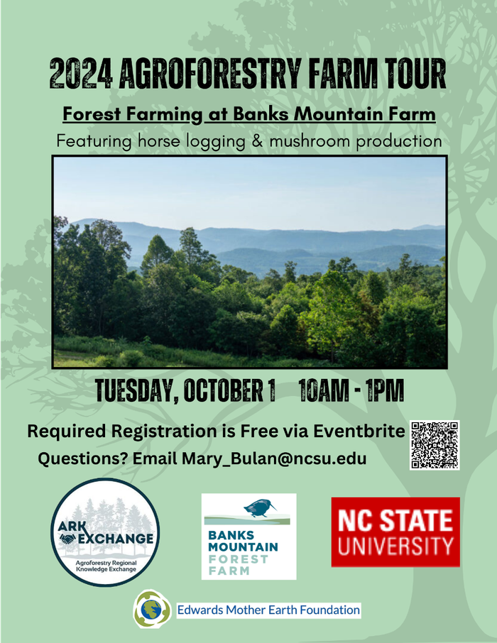 Visit a Forest Farm in Henderson County-Oct 1. - New Crops & Organics ...