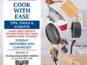 Cooking with Ease flyer